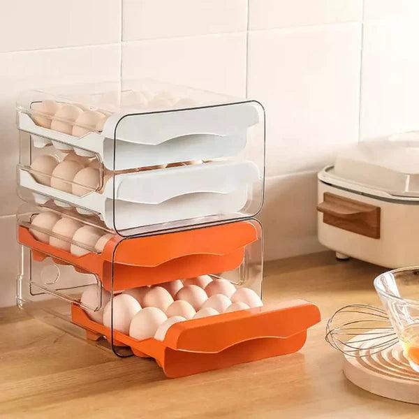 organizador de ovos, organizador ovos, organizador de ovo geladeira, organizador de ovo para geladeira, porta ovos 30 unidades, porta ovos acrilico, porta ovos com tampa,